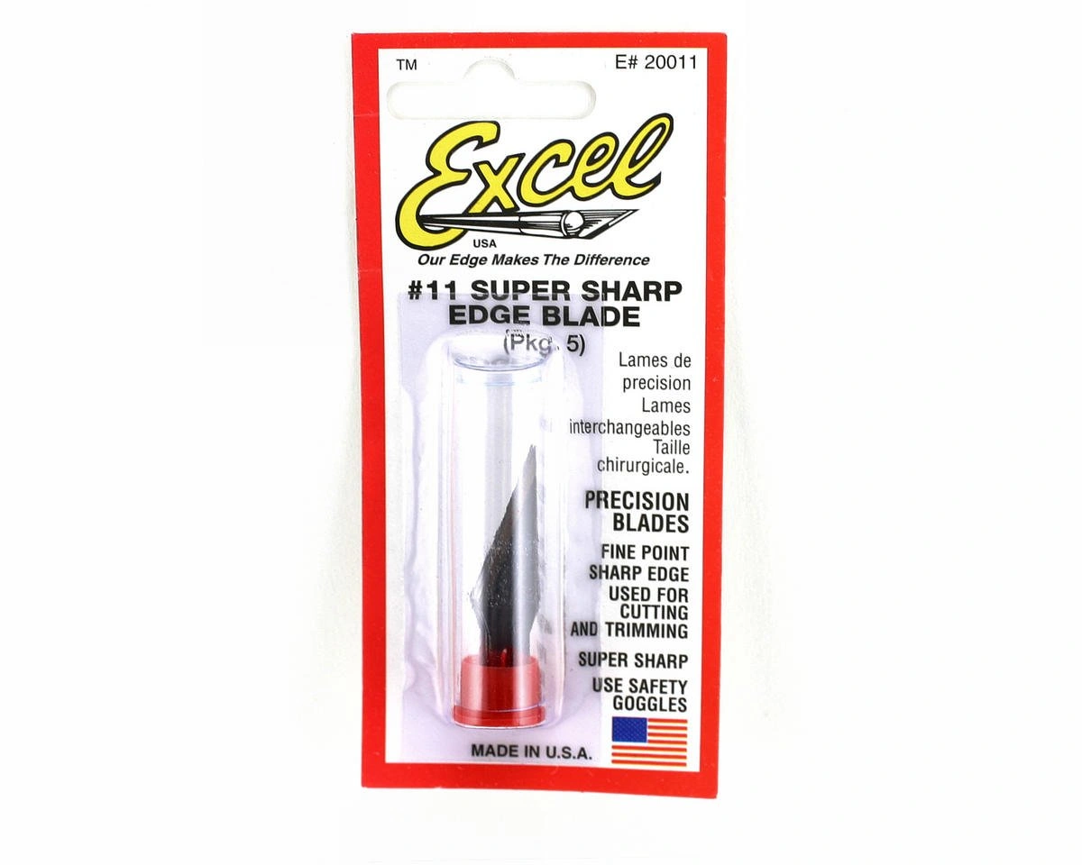Precision Hobby Knife Blades 5-Pack Razor Sharp Crafting
