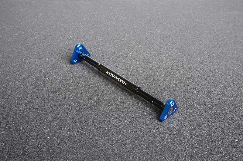 Aluminum Buggy Ride Height Tool: 1/10 Scale, Dialed from 13mm to 18mm, Precision Racing Ready.